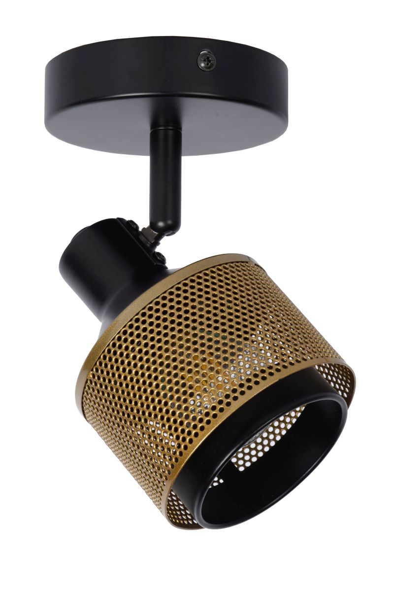 Lucide RAFA - Stropné bodové svietidlo - 1xE14 - Čierne